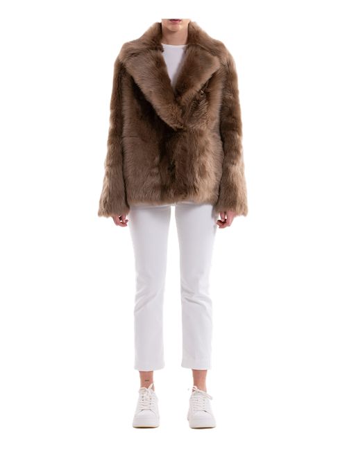 Blancha  Giacca in Shearling 'Toscana' marrone Blancha | 25133-300MASTICE