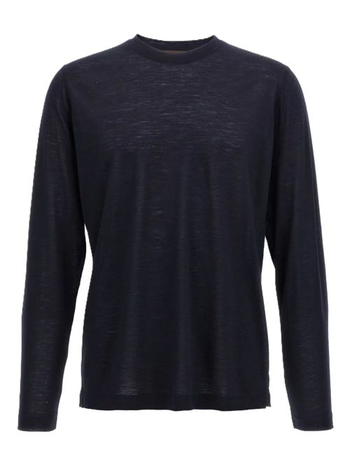 T-shirt girocollo a maniche lunghe Zanone | 815234ZM232Z0542